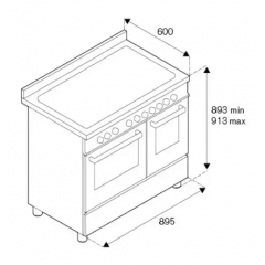 Плита Bertazzoni MAS95I2EXT