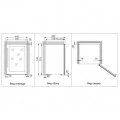 Винный шкаф Cold Vine C12-KBF1