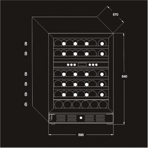 Винный шкаф Meyvel MV46-KBT2