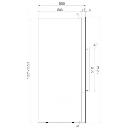 Винный шкаф Pando PVMAVP 124-70CRR