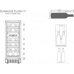 Винный шкаф Dunavox DAUF-17.58DSS