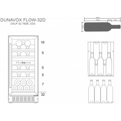 Винный шкаф Dunavox DAUF-32.78DSS