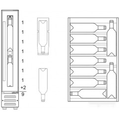 Винный шкаф Dunavox DAUF-9.22B