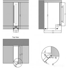 Винный шкаф Dunavox DAUF-9.22B