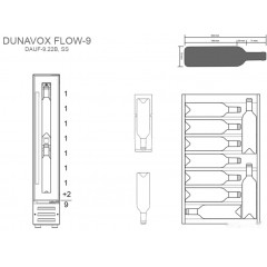 Винный шкаф Dunavox DAUF-9.22SS