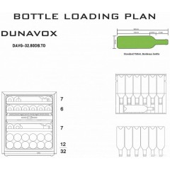 Винный шкаф Dunavox DAVG-32.80DB.TO