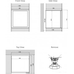 Винный шкаф Dunavox DAVG-32.80DSS.TO