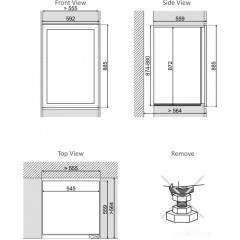 Винный шкаф Dunavox DAVG-49.116DOP.TO