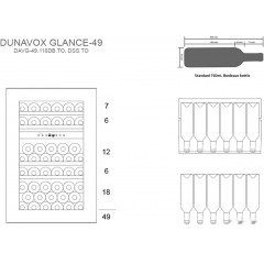 Винный шкаф Dunavox DAVG-49.116DOP.TO