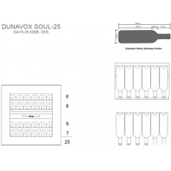 Винный шкаф Dunavox DAVS-25.63DB