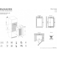 Винный шкаф Dunavox DAVS-49.116DSS