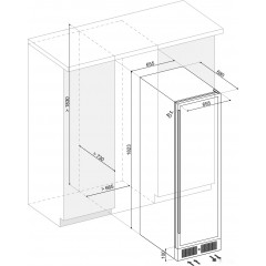 Винный шкаф Dunavox DX-143.468B