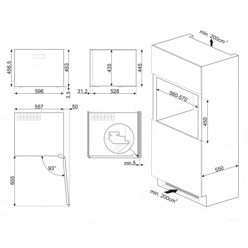 Винный шкаф Smeg CVI121B3