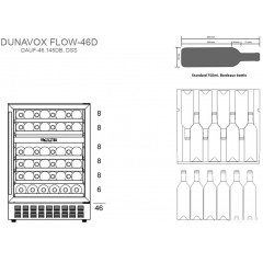 Винный шкаф Dunavox DAUF-46.145DB