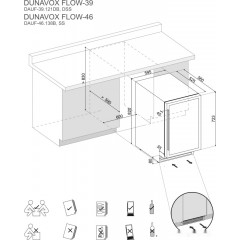 Винный шкаф Dunavox DAUF-46.138B