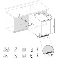 Винный шкаф Dunavox DAUF-45.125DB.TO