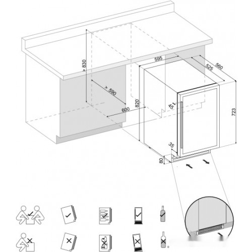 Винный шкаф Dunavox DAUF-39.121DB