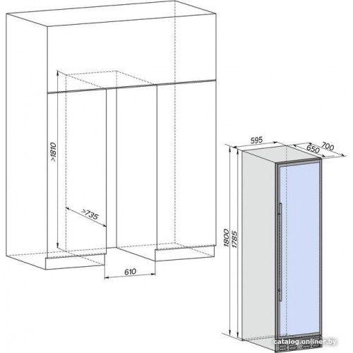 Винный шкаф Libhof Sommelier SMD-165 black