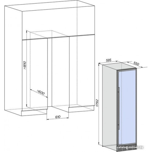 Винный шкаф Libhof Sommelier SMD-110 slim black