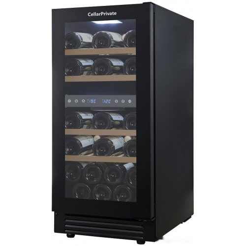Винный шкаф Cellar Private CP027-2TBH со скрытой ручкой