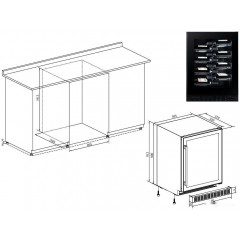 Винный шкаф Temptech CPROX60SRB