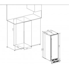 Винный шкаф Temptech ST180DRB