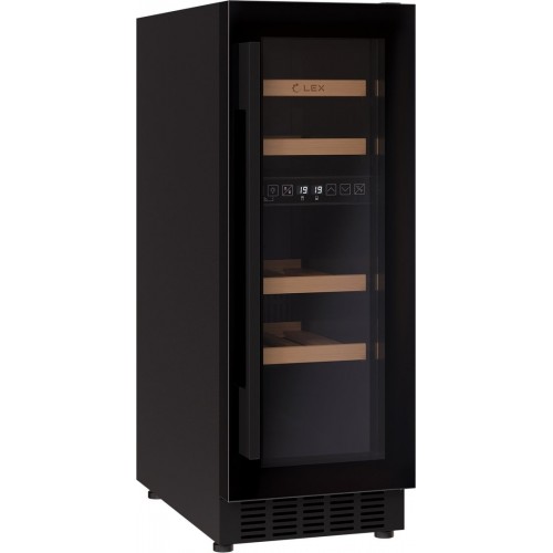 Винный шкаф LEX LWD3017BL Dual Zone