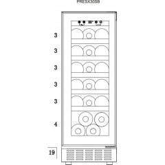 Винный шкаф Temptech PRESX30DB