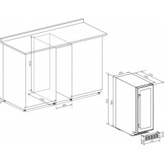 Винный шкаф Temptech PRESX30DB
