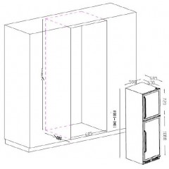 Винный шкаф La Sommeliere MT166DP
