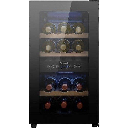 Винный шкаф Weissgauff WWC-16 DualZone Compressor