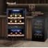 Винный шкаф Weissgauff WWC-16 DualZone Compressor