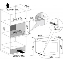 Винный шкаф Temptech Oslo OBI45SS
