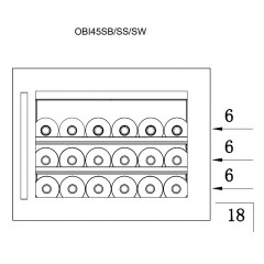 Винный шкаф Temptech Oslo OBI45SS