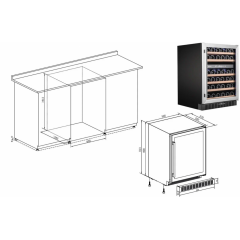 Винный шкаф Temptech WPX60DCS