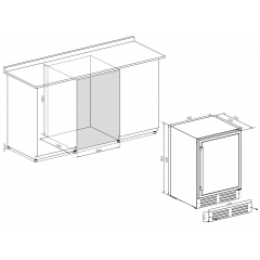 Винный шкаф Temptech WPQ60SCS
