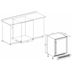 Винный шкаф Temptech STX60DRB