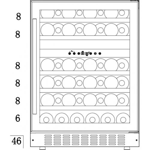 Винный шкаф Temptech STX60DRB