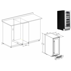 Винный шкаф Temptech STX30DS