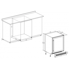 Винный шкаф Temptech PRESPROX60SRB