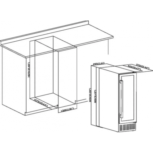 Винный шкаф De Dietrich DUW20FB