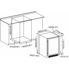 Винный шкаф De Dietrich DUW46DFB