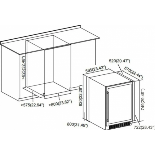Винный шкаф De Dietrich DUW46DFB