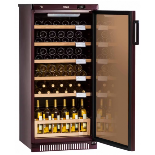 Винный шкаф Pozis ШВ-52 (вишневый)