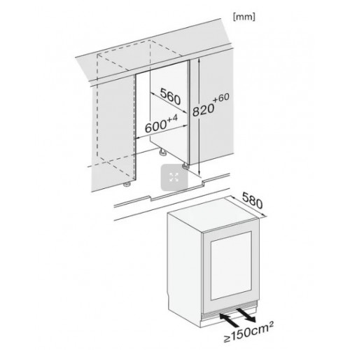 Винный шкаф Miele KWTUS 7054 F