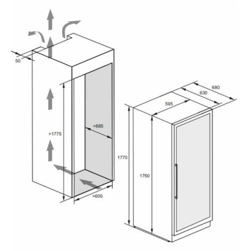 Винный шкаф Kaiser K 64833 AD