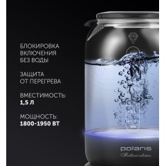 Электрический чайник Polaris PWK 1753CGL (черный)