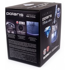 Электрический чайник Polaris PWK 1753CGL (черный/белый)