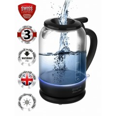 Электрический чайник Polaris PWK 1753CGL (черный/белый)