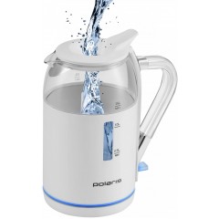 Электрический чайник Polaris PWK 1563CGL Water Way Pro (белый)